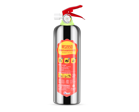 MSJ950浅易式水基灭火器-车载灭火器-bti体育 - ABC干粉灭火剂、ABC超细干粉灭火剂、BC干粉灭火剂、水成膜泡沫灭火剂、